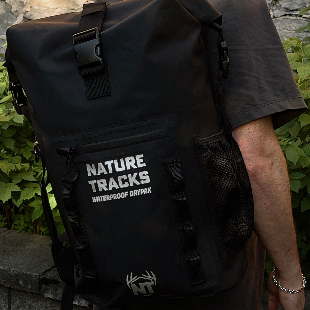 PEAK SERIES - BASECAMP DRYPAK BACKPACK 30L Black Drypak Bag NATURE_TRACKS_ECOM0227 Nature Tracks - Black