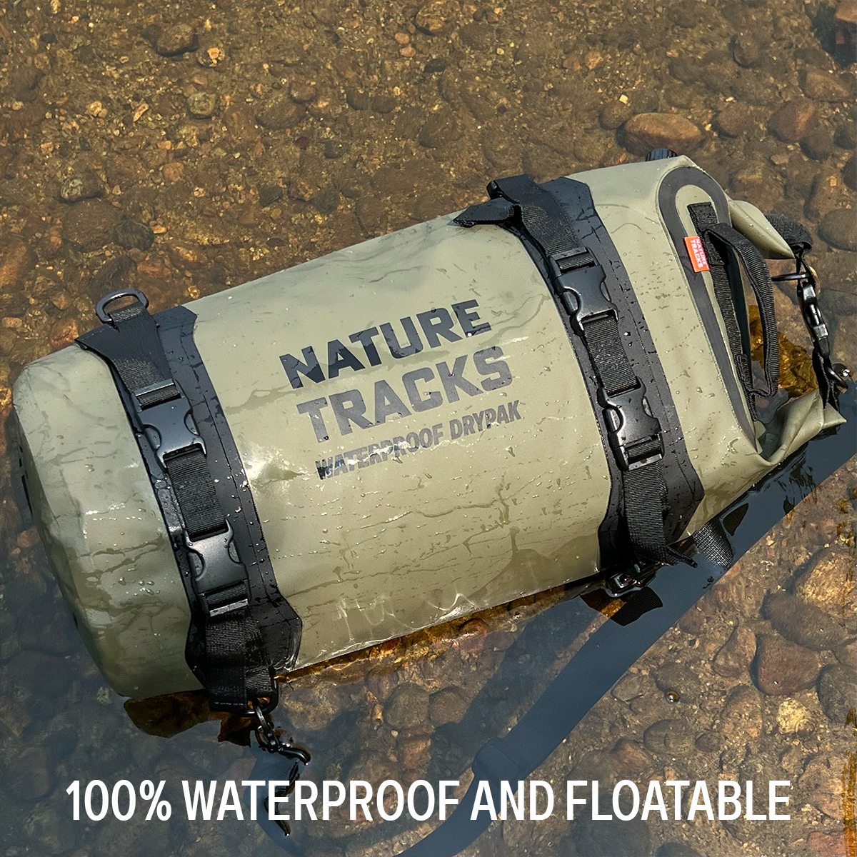 PEAK SERIES - EXPEDITION DRYPAK BAG 25L Green Drypak Bag NATURE_TRACKS_ECOM0198 Nature Tracks - Dark Green
