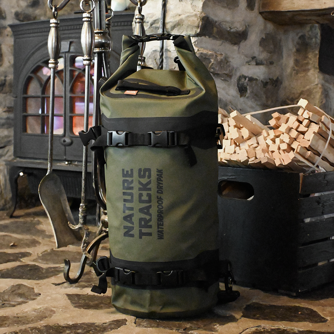 PEAK SERIES - EXPEDITION DRYPAK BAG 25L Green Drypak Bag NATURE_TRACKS_ECOM0198 Nature Tracks - Dark Green