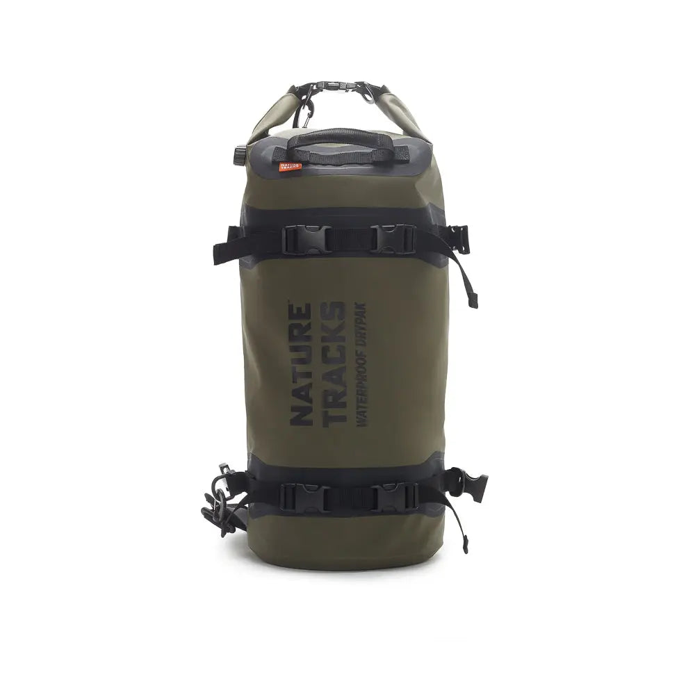 PEAK SERIES - EXPEDITION DRYPAK BAG 25L Green Drypak Bag NATURE_TRACKS_ECOM0198 Nature Tracks - Dark Green